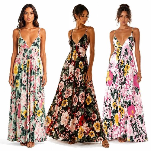 Abito maxi estivo donna - abito,