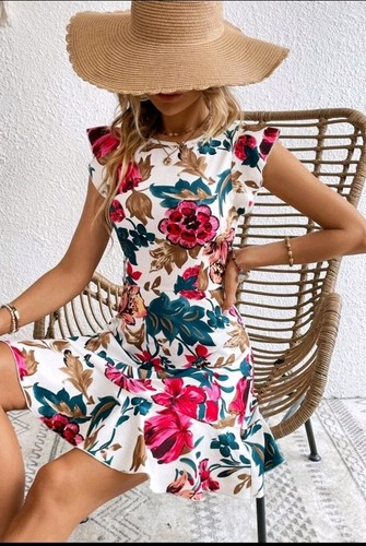Abito corto donna - , floreale