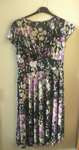 Vestito elasticizzato fantasia - vestito,