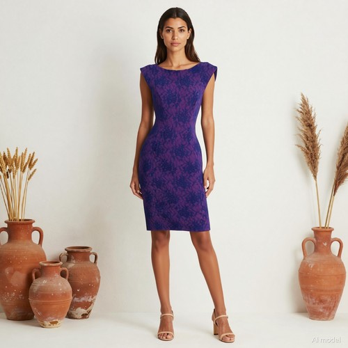Sera vintage vestito al - da,