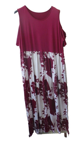 Vestito lungo bordeaux - vestito, e