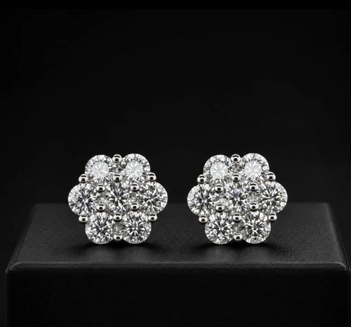 Orecchini vvs moissanite - orecchini,