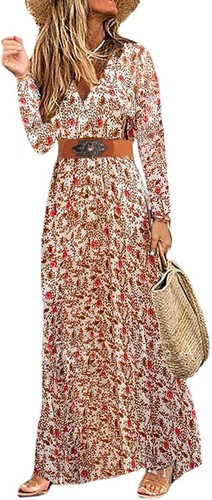 Abito maxi boho donna - maxi, da