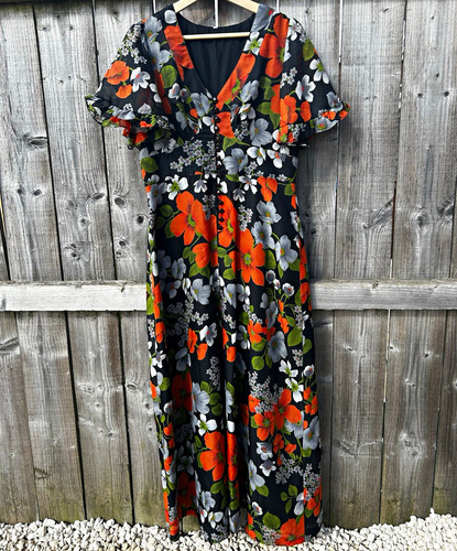 Maxi abito donna vintage - , nero