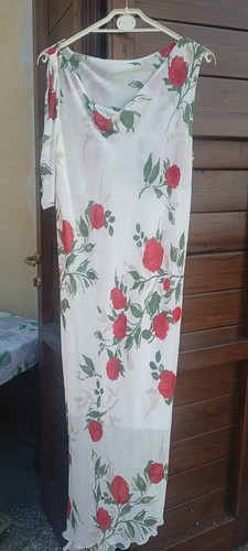 Vestito maxi donna chiffon