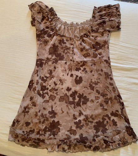 Vestito mini donna chiffon