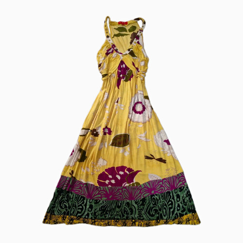 Maxi abito vintage rene - maxi,